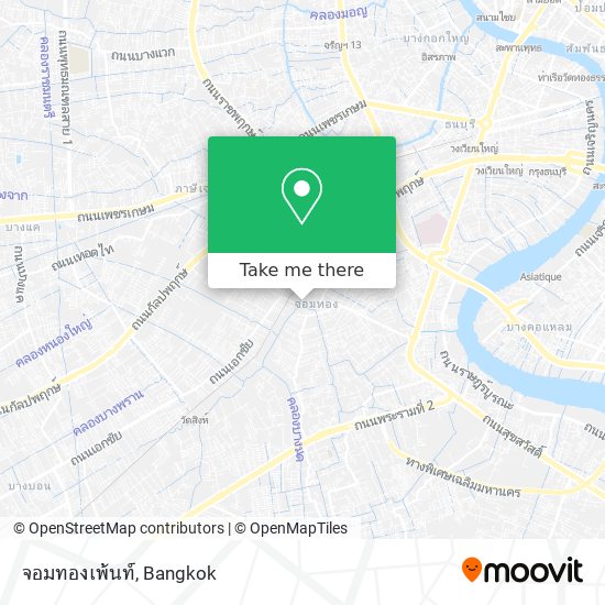 จอมทองเพ้นท์ map