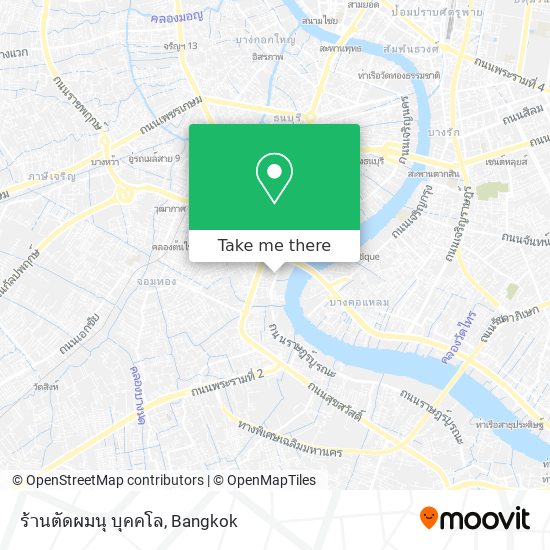 ร้านตัดผมนุ บุคคโล map