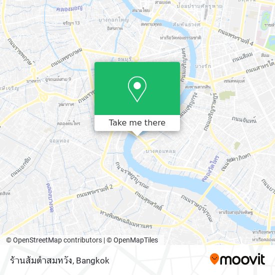 ร้านส้มตำสมหวัง map