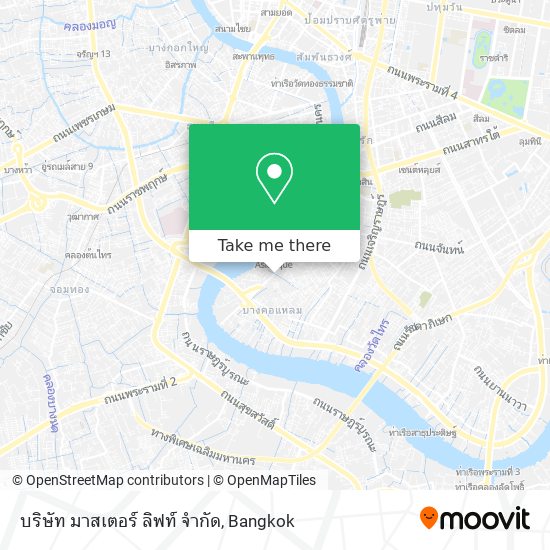 บริษัท มาสเตอร์ ลิฟท์ จำกัด map