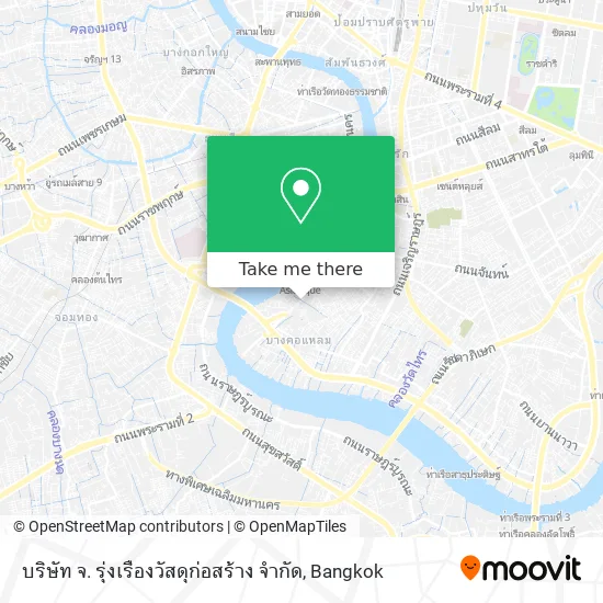 บริษัท จ. รุ่งเรืองวัสดุก่อสร้าง จำกัด map
