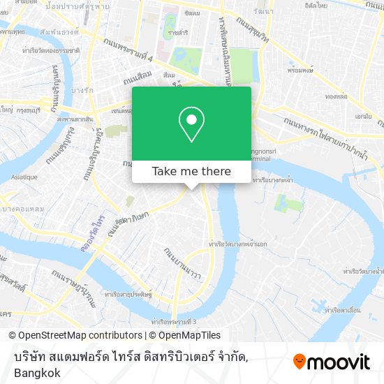 บริษัท สแตมฟอร์ด ไทร์ส ดิสทริบิวเตอร์ จำกัด map