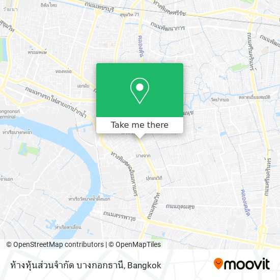 ห้างหุ้นส่วนจำกัด บางกอกธานี map