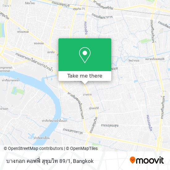 บางกอก คอฟฟี่ สุขุมวิท 89/1 map