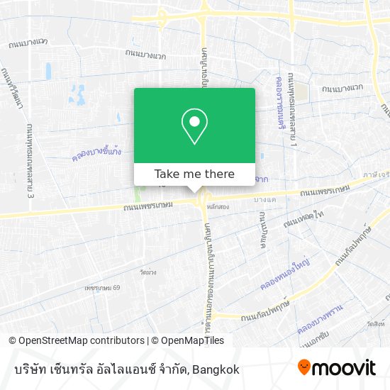 บริษัท เซ็นทรัล อัลไลแอนซ์ จำกัด map