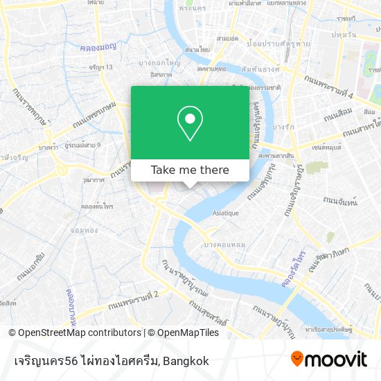 เจริญนคร56 ไผ่ทองไอศครีม map