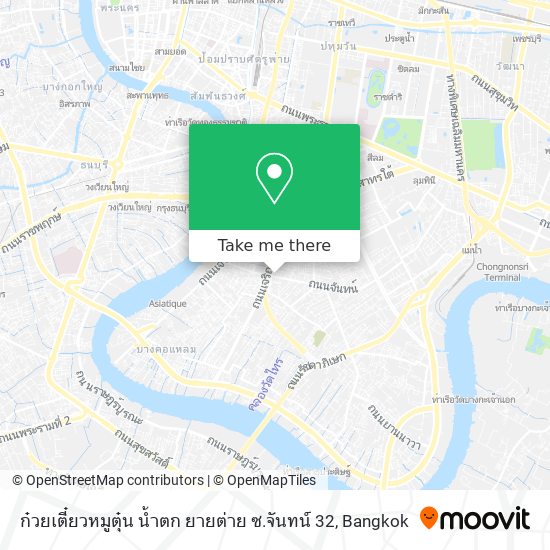 ก๋วยเตี๋ยวหมูตุ๋น น้ำตก ยายต่าย ซ.จันทน์ 32 map