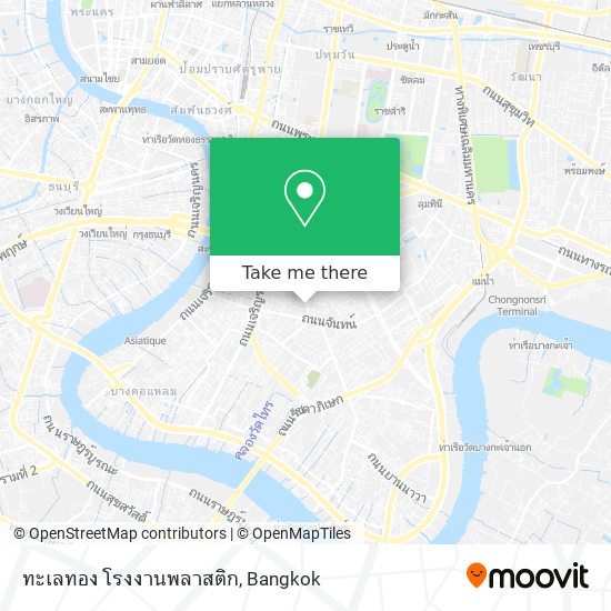 ทะเลทอง โรงงานพลาสติก map