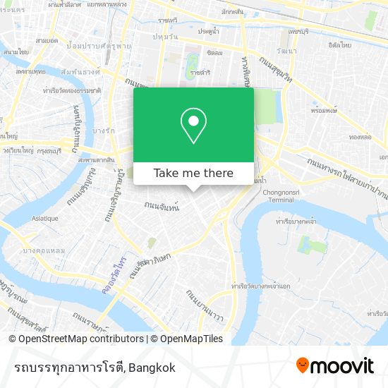 รถบรรทุกอาหารโรตี map