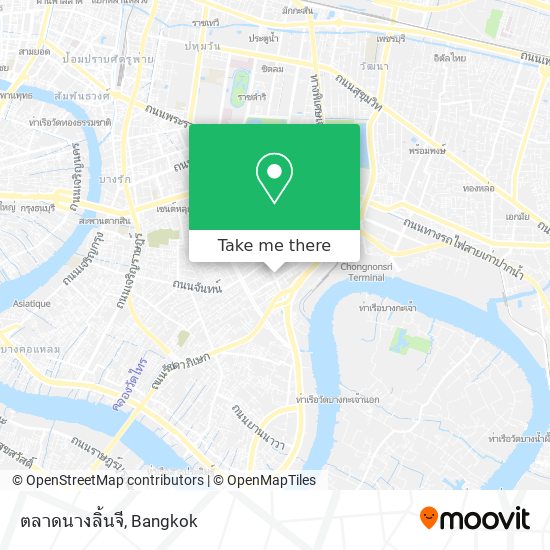 ตลาดนางลิ้นจี map