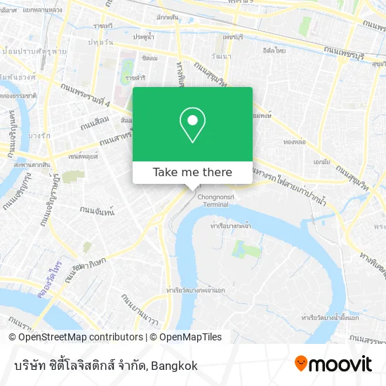 บริษัท ซิตี้โลจิสติกส์ จำกัด map