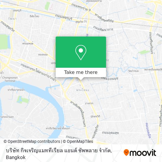 บริษัท กิจเจริญแมททีเรียล แอนด์ ซัพพลาย จำกัด map