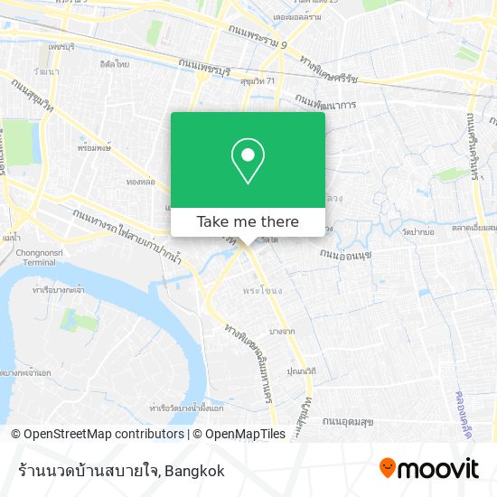 ร้านนวดบ้านสบายใจ map