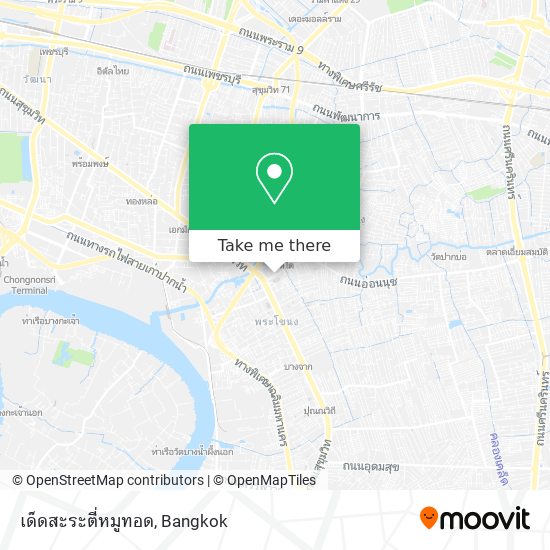 เด็ดสะระตี่หมูทอด map