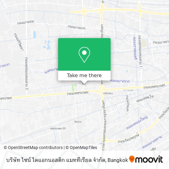 บริษัท ไซน์ ไดแอกนอสติก แมททีเรียล จำกัด map