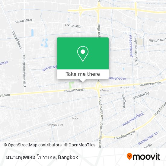 สนามฟุตซอล โปรบอล map