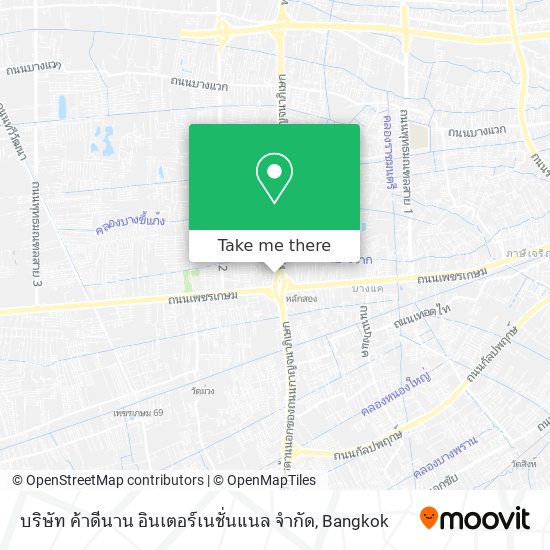 บริษัท ค้าดีนาน อินเตอร์เนชั่นแนล จำกัด map