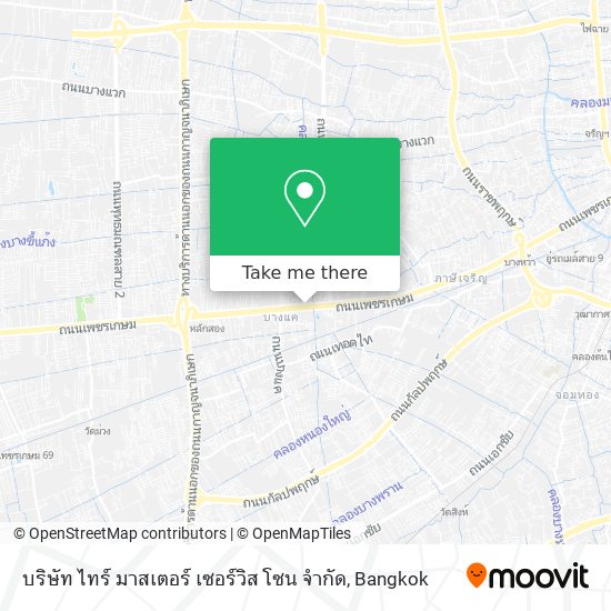 บริษัท ไทร์ มาสเตอร์ เซอร์วิส โซน จำกัด map