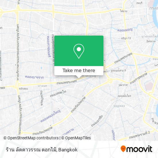 ร้าน ลัดดาวรรณ ดอกไม้ map