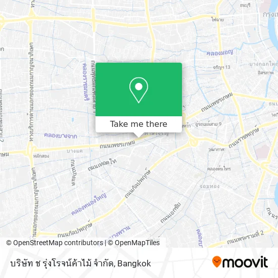 บริษัท ช รุ่งโรจน์ค้าไม้ จำกัด map