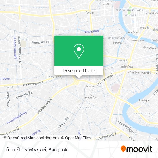 บ้านเป็ด ราชพฤกษ์ map