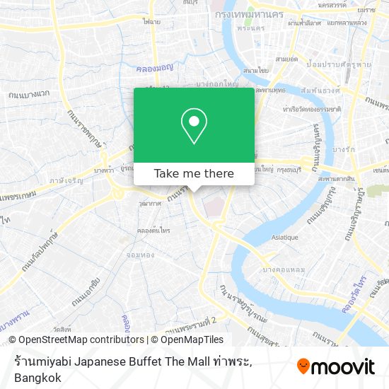 ร้านmiyabi Japanese Buffet The Mall ท่าพระ map