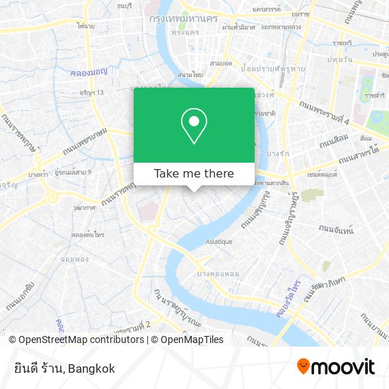 ยินดี ร้าน map