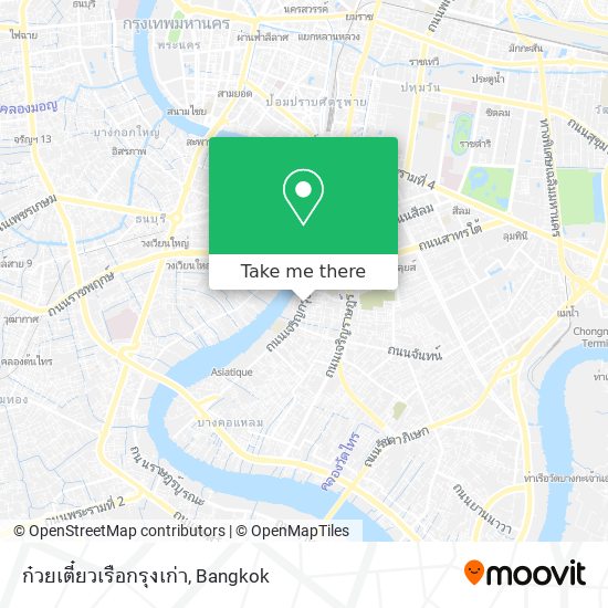 ก๋วยเตี๋ยวเรือกรุงเก่า map