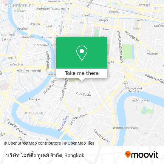 บริษัท ไลท์ติ้ง ทูเดย์ จำกัด map