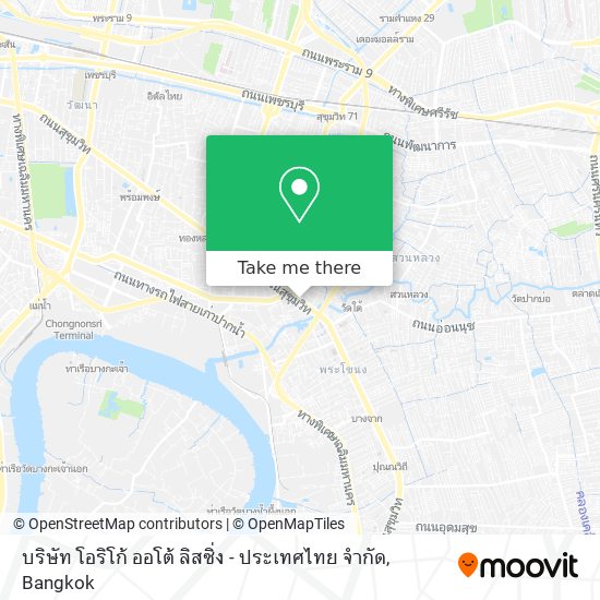 บริษัท โอริโก้ ออโต้ ลิสซิ่ง - ประเทศไทย จํากัด map