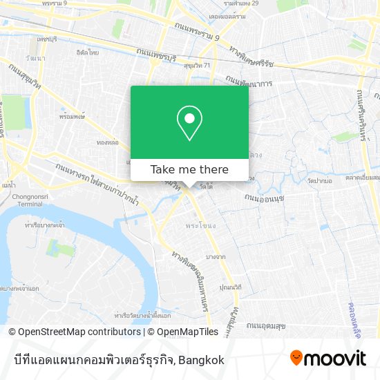 บีทีแอดแผนกคอมพิวเตอร์ธุรกิจ map