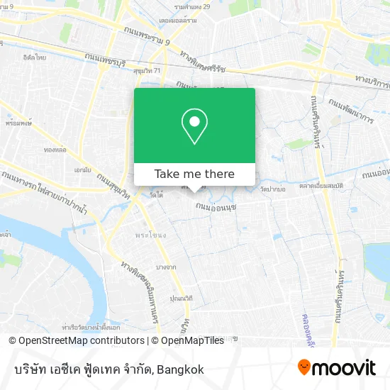 บริษัท เอซีเค ฟู้ดเทค จำกัด map