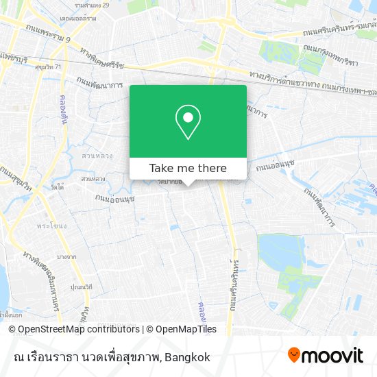 ณ เรือนราธา นวดเพื่อสุขภาพ map