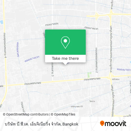 บริษัท บี.ซี.เค. เอ็นจิเนียริ่ง จำกัด map