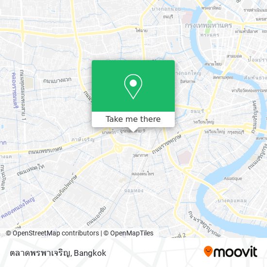 ตลาดพรพาเจริญ map