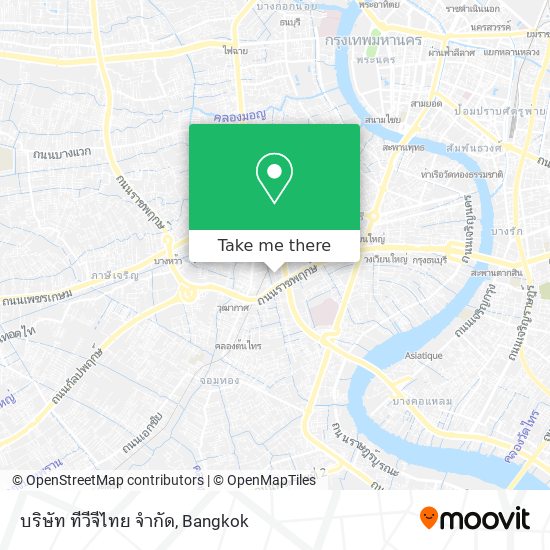 บริษัท ทีวีจีไทย จำกัด map