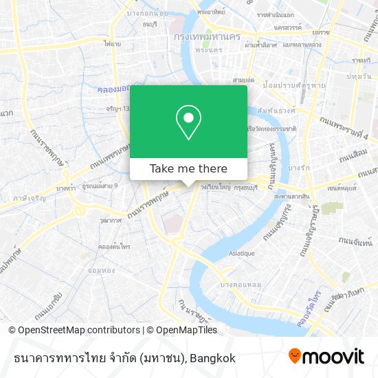 ธนาคารทหารไทย จํากัด (มหาชน) map