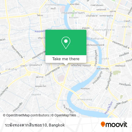 ระฆังทองตากสินซอย10 map