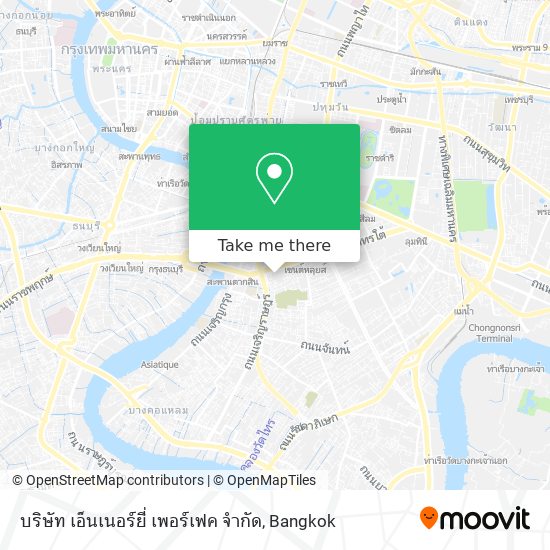 บริษัท เอ็นเนอร์ยี่ เพอร์เฟค จำกัด map