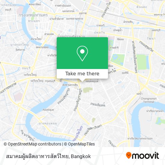 สมาคมผู้ผลิตอาหารสัตว์ไทย map