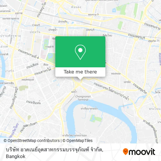 บริษัท อาคเนย์อุตสาหกรรมบรรจุภัณฑ์ จำกัด map