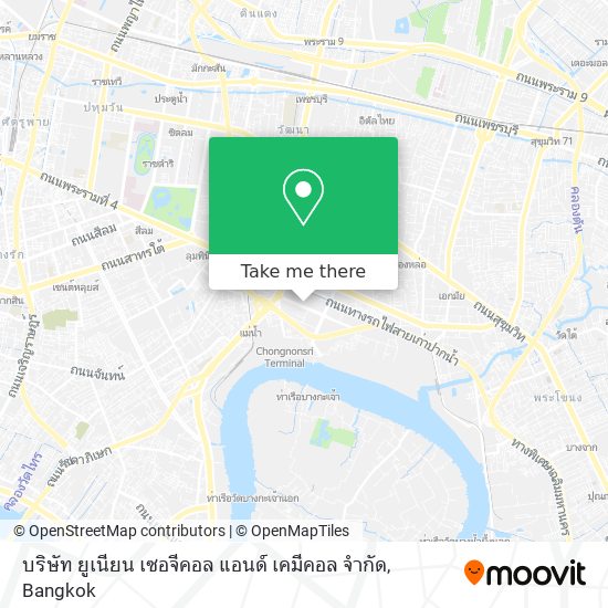บริษัท ยูเนียน เซอจีคอล แอนด์ เคมีคอล จำกัด map