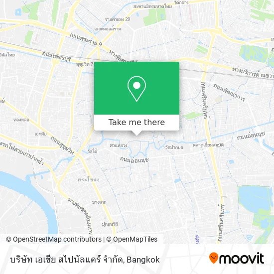 บริษัท เอเชีย สไปนัลแคร์ จำกัด map