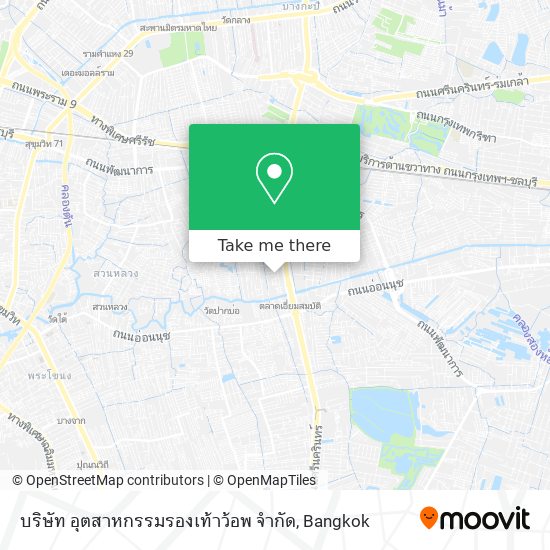 บริษัท อุตสาหกรรมรองเท้าว้อพ จำกัด map