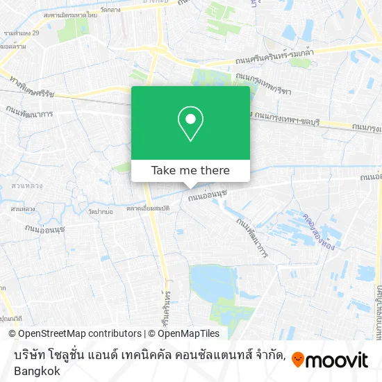 บริษัท โซลูชั่น แอนด์ เทคนิคคัล คอนซัลแตนทส์ จำกัด map