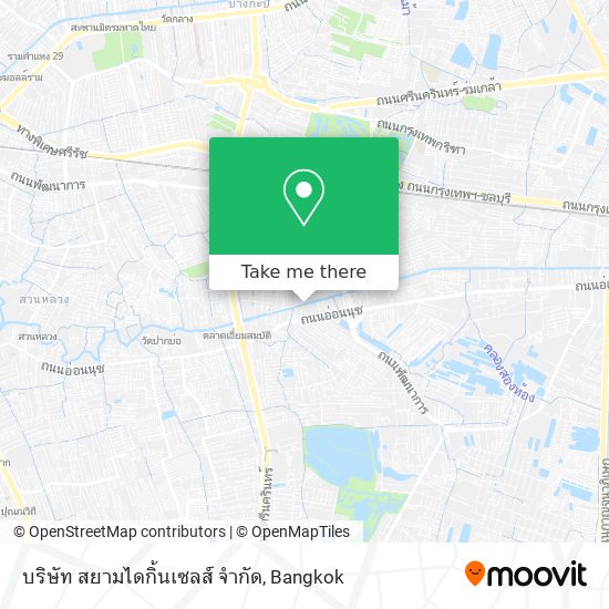 บริษัท สยามไดกิ้นเซลส์ จำกัด map