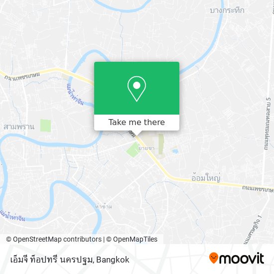 เอ็มจี ท็อปทรี นครปฐม map