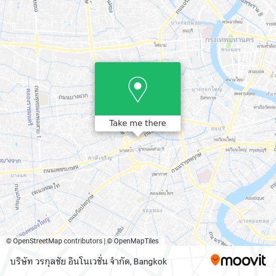 บริษัท วรกุลชัย อินโนเวชั่น จำกัด map