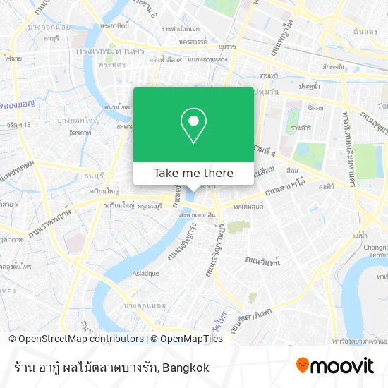 ร้าน อากู๋ ผลไม้ตลาดบางรัก map