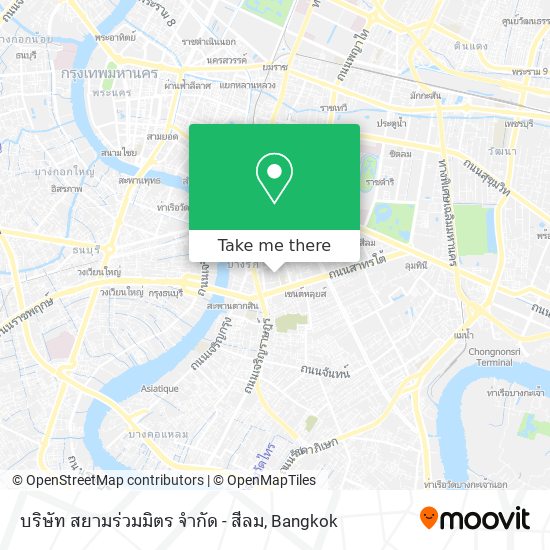 บริษัท สยามร่วมมิตร จำกัด - สีลม map